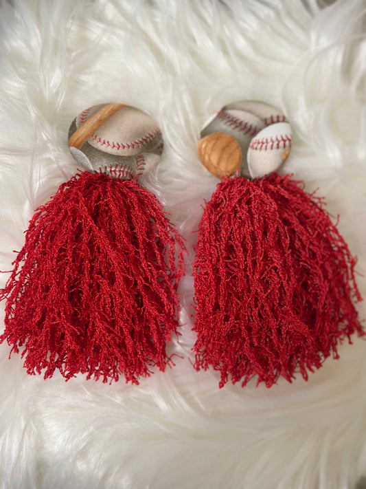 Baseball Red Fringe