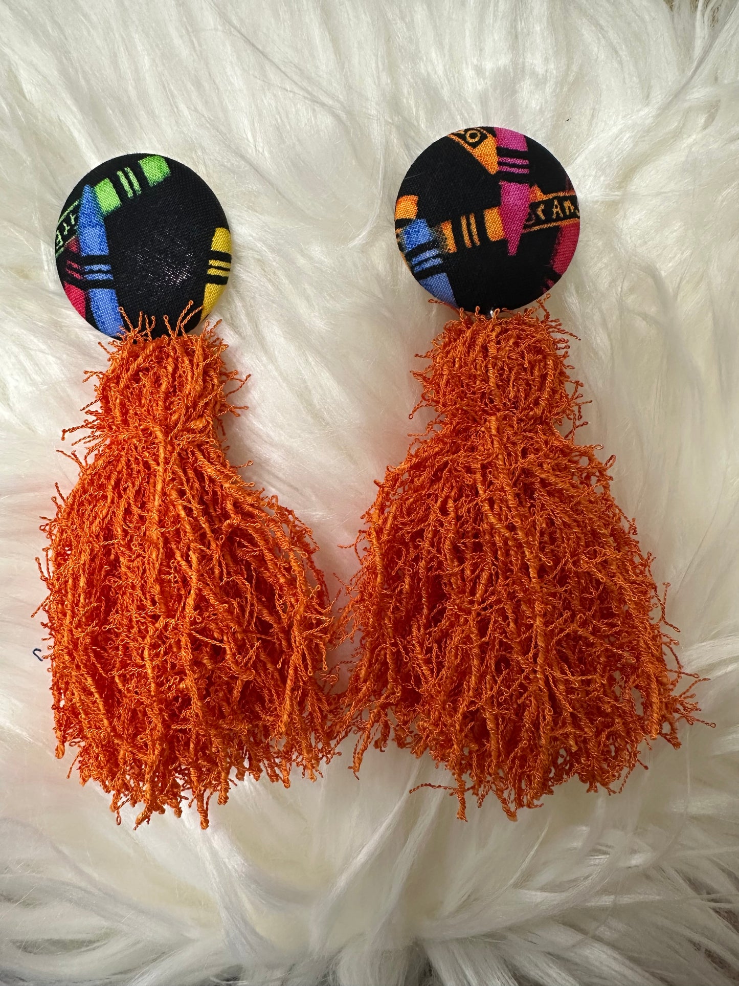 Crayon Orange Fringe