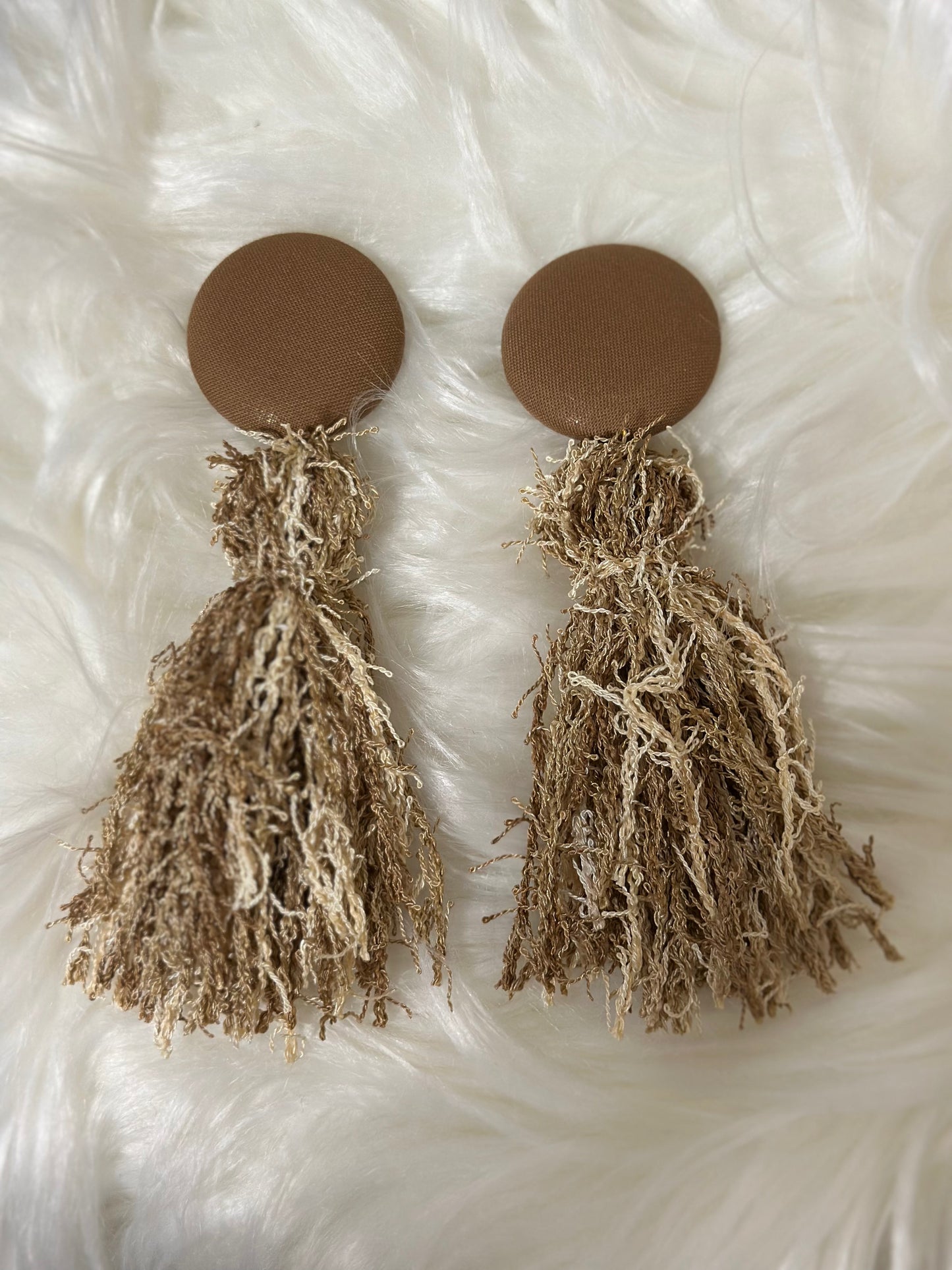 Light Brown Multi Brown Fringe