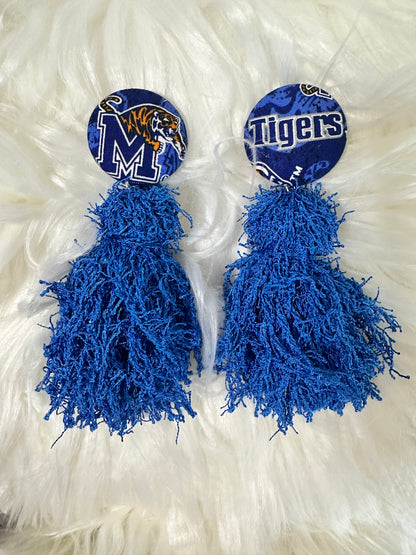 Tigers Blue Fringe