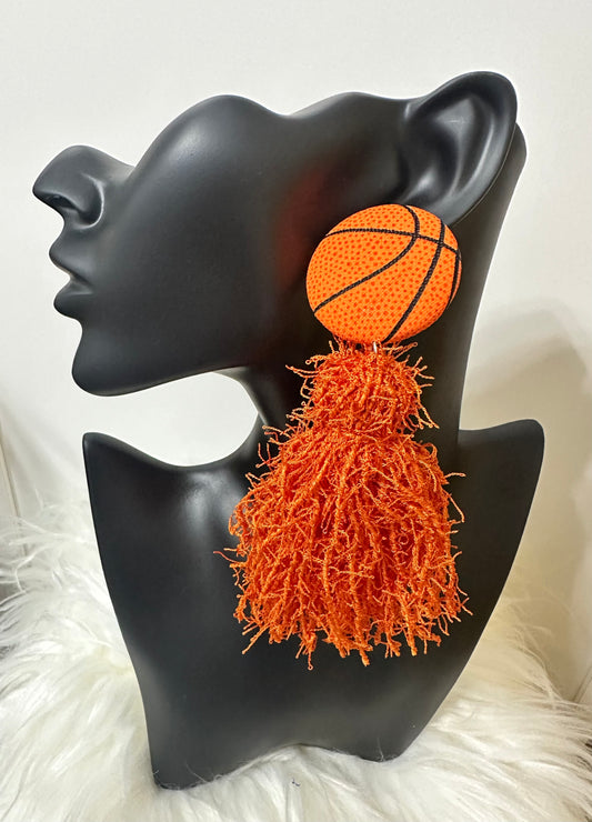 Basketball Orange Fringe