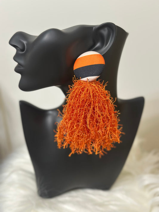 Black/Orange/White