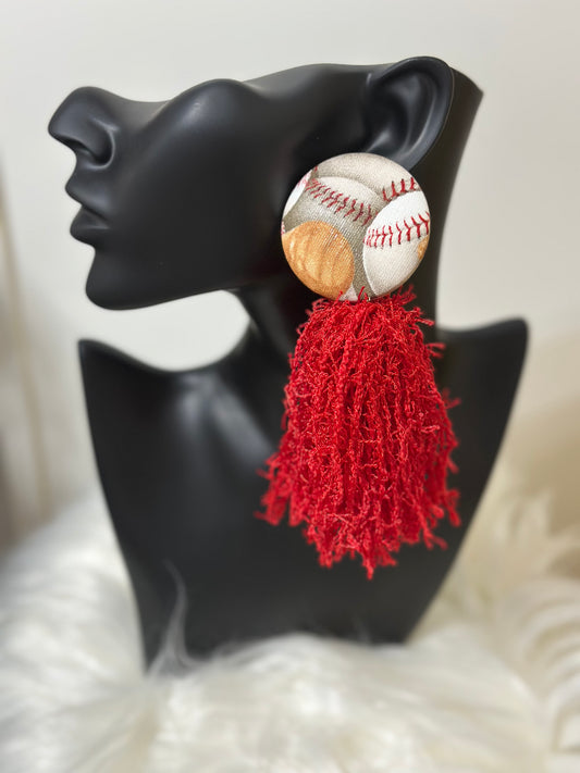 Baseball Red Fringe