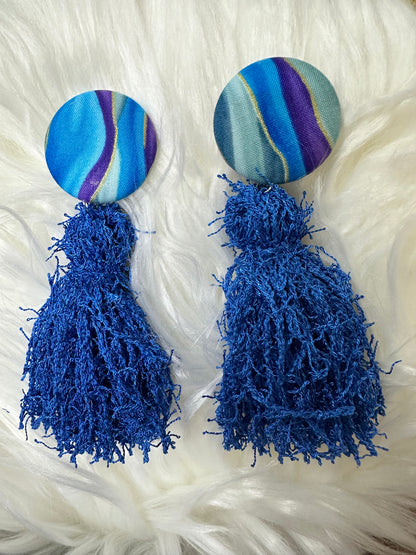 Multi Wave Blue Fringe