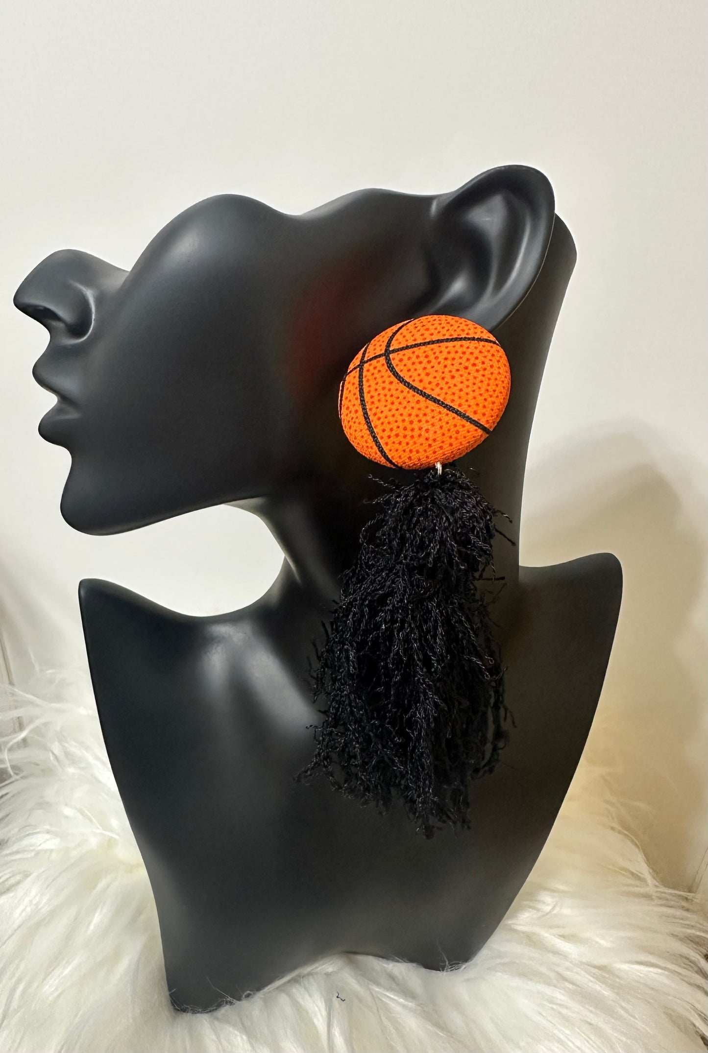 Basketball Black Fringe