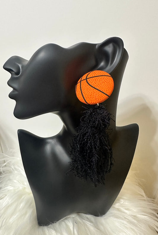 Basketball Black Fringe