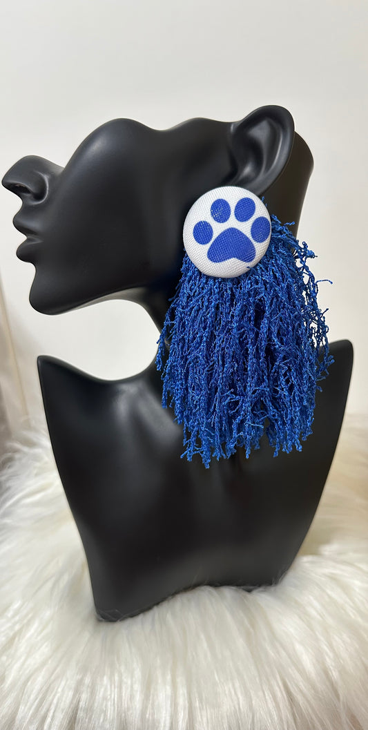Paw Blue Fringe