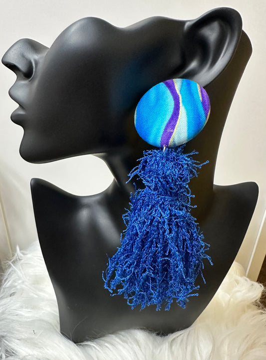 Multi Wave Blue Fringe