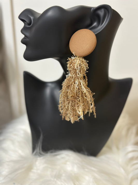 Light Brown Multi Brown Fringe