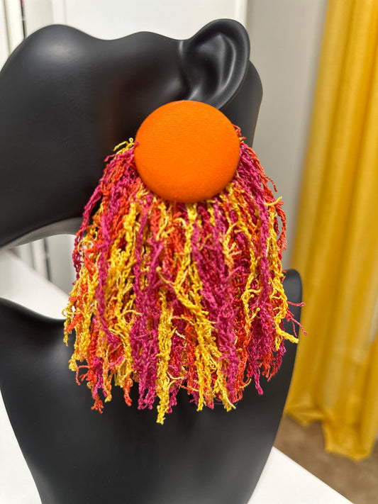 Orange Multi Fringe