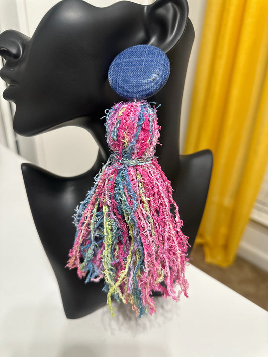 Denim Multi Fringe