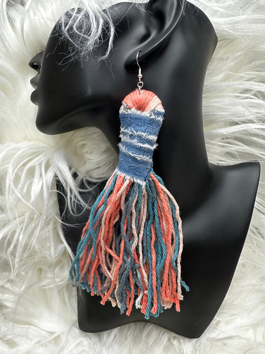 Multi Fringe & Denim